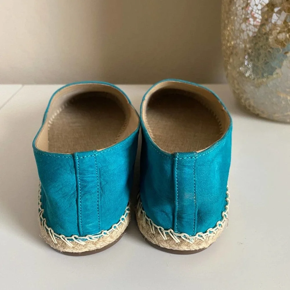Schutz‎ Cherie Embellished Cap Toe Espadrille Flats